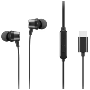 Lenovo Casti cu microfon Lenovo 4XD1J77351, USB-C, Negru