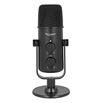 Microfon 66822 - Multifunctional double capsule USB microphone with 3.5 mm jack