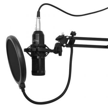 Microfon de streaming Media-Tech, Negru