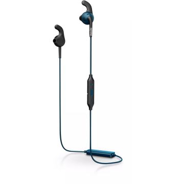 Philips Casti sport wireless Philips SHQ6500BL/00 ActionFit, Bluetooth, negru-albastru