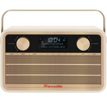 Radio digital TechniSat Transita 120, DAB/FM, Afisaj LCD (Bej)