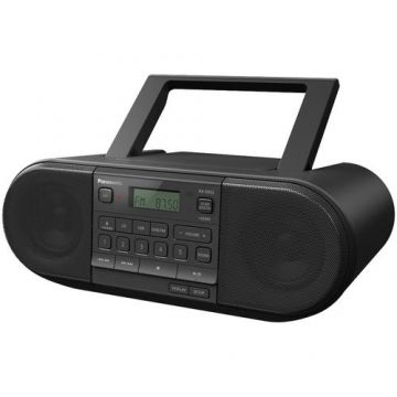 Radio portabil Panasonic RX-D552E-K, 20W, Bluetooth, CD, USB, DAB, Tuner FM (Negru)