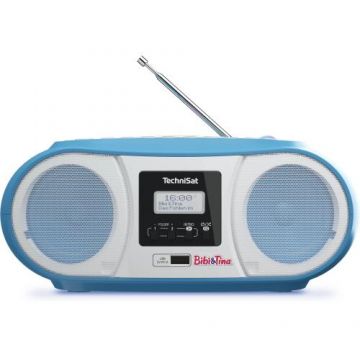 Radio portabil TechniSat DIGITRADIO 1990 Bibi & Tina, 3W, MP3 USB, CD Player, FM/DAB+, Bluetooth (Albastru)