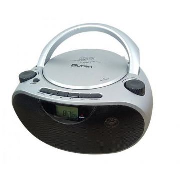 Radiocasetofon Eltra Masza 2, FM/AM, USB, CD (Argintiu)