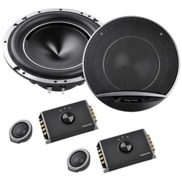 Set 2 Difuzoare Auto KM620T11 6.5Inch Tweetere Filtre Negru