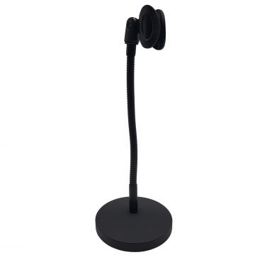 Stativ profesional pentru microfon IdeallStore®, Sound Helper, flexibil, metalic, 41 cm, negru