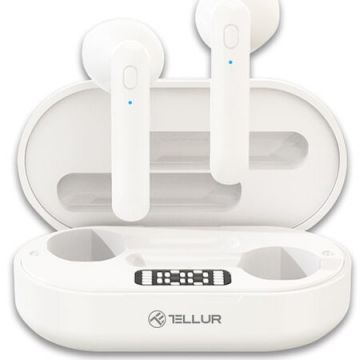 Tellur Casti Bluetooth Tellur Flip TWS, alb