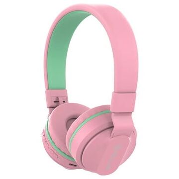 Tellur Casti Over-Ear Bluetooth Tellur Buddy, roz