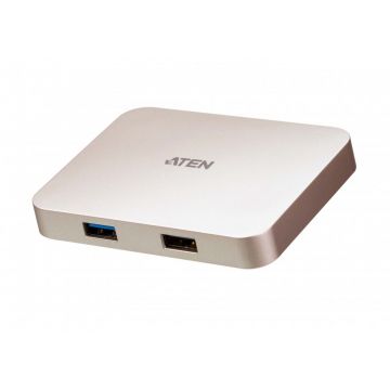 Ultra Mini Docking station USB-C la HDMI + USB-C PD 60W, ATEN UH3235