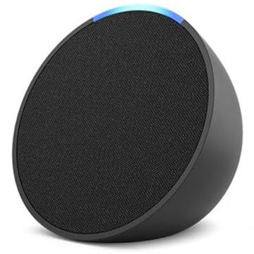 Amazon Boxa inteligenta Amazon Echo Pop, Control voce Alexa, W-Fi, Bluetooth, Negru