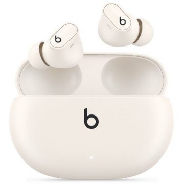 Apple Casti True Wireless Beats Studio Buds +, Bluetooth 5.3, ANC, Waterproof IPX4, Alb
