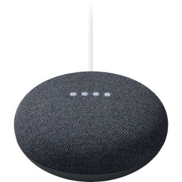 Boxa inteligenta Google Nest Mini, 2nd Gen, CPU Quad-core, Asistent Google, Negru