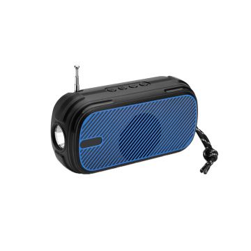 Boxa portabila cu radio FM, lanterna, USB, cititor card, Bluetooth 5.0, autonomie, dimensiuni reduse