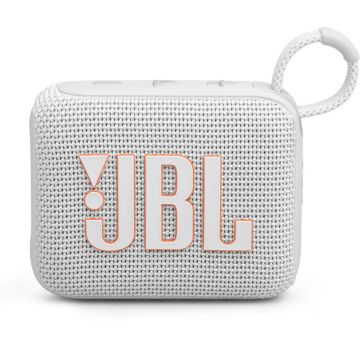 Boxa portabila JBL Go 4, Bluetooth, Auracast, IP67, Alb