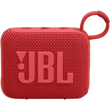 Boxa portabila JBL Go 4, Bluetooth, Auracast, IP67, Rosu