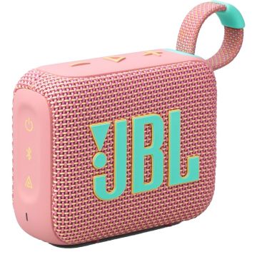 Boxa portabila JBL Go 4, Bluetooth, Auracast, IP67, Roz