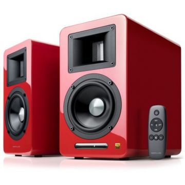 Boxe 2.0 RMS: 100W (2x 10W 2x 40W) Bluetooth Telecomanda Wireless 5inch Bass Volum USB Rosu