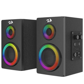 Boxe Bluetooth Redragon Orchestra, 14W, Sistem 2.0, iluminare RGB (Negru)