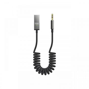 Cablu USB la port Jack 3.5mm Mcdodo Audio Black (bluetooth , 1.7m)