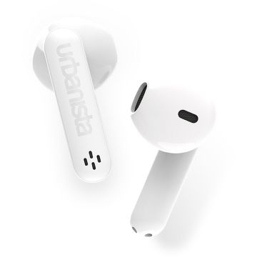 Casti Audio Austin True Wireless Bluetooth 5.3 Microfon Control Tactil IPX4 Redare Pana La 5 Ore Incarcare USB-C Alb