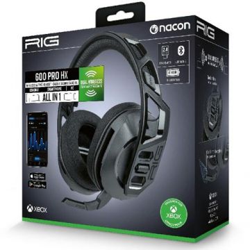 Casti Gaming Nacon RIG 600 Pro HX, Microfon, Bluetooth (Negru)