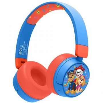Casti Gaming OTL PAW Patrool, Pentru copii, Microfon, Cu fir si Bluetooth (Rosu)