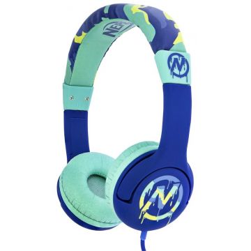Casti Stereo OTL NERF, Pentru copii, Cu fir (Albastru)