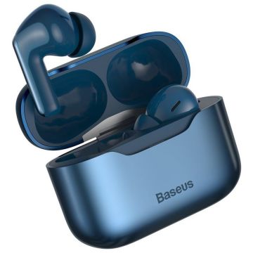 Casti Telefon TWS Wireless Simu S1 Pro Bluetooth 5.1 Albastru