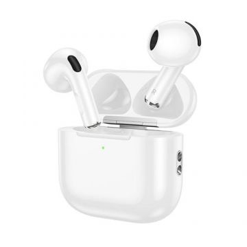 Casti True Wireless, Borofone TWS BW64, Bluetooth 5.3, Hi-Fi, 300mAh (Alb)