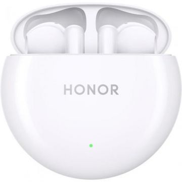 Casti True Wireless Honor Earbuds X5, Bluetooth, ANC, Touch Control, Microfon (Alb)