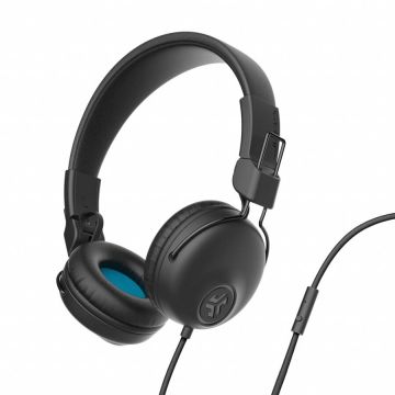 JLab Casti Audio On Ear JLAB Studio, Cu fir, Microfon, Negru