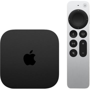 Mediaplayer TV 4K (2022) 64GB (3RD GEN) WiFi  14 din 56 Negru