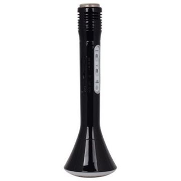 microfon cu difuzor cu efect schimbare voce bt/msd - negru