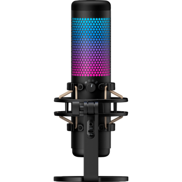 Microfon HyperX QuadCast S Blk-Gry USB Iluminare RGB Negru