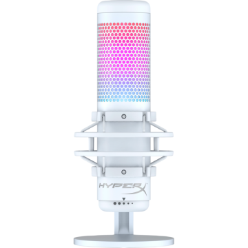 Microfon HyperX Q귊st S Iluminare RGB USB Alb