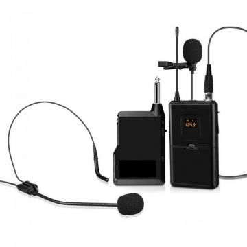 Microfon MIC-UHF-SET Negru