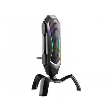 Microfon Spider RGB Negru