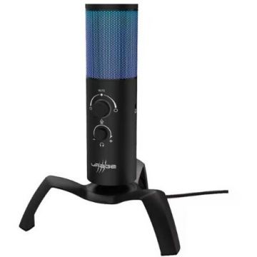 Microfon Streaming Stream 750 HD Illuminated Suport de Birou Negru