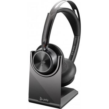 POLY Casca HP Poly Voyager Focus 2 cu suport de incarcare Headset 77Y87AA