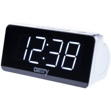 Radio Ceas Alarma AM/FM Alb Radio Ceas Alarma AM/FM Alb