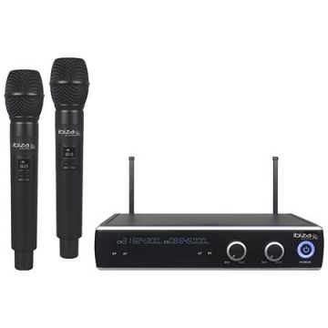 set 2 microfoane wireless uhf 863.9 / 864.9mhz