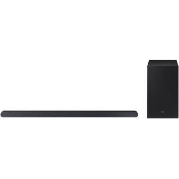 Soundbar Samsung HW-B650D, 3.1ch, 370W, Bluetooth, Subwoofer wireless, Dolby Digital, Negru