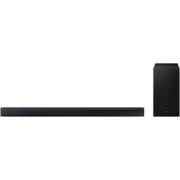 Soundbar Samsung HW-B750D/EN, 5.1ch, 400W, Bluetooth, Wi-Fi, Subwoofer wireless, Dolby Atmos, Negru