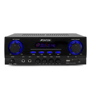 Amplificator Karaoke Fenton AV440 103.136, USB/SD, Bluetooth, MP3, 2x30W RMS