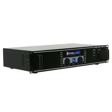 Amplificator semi profesional cu 2 iesiri Skytec SKY-600 172.034, 2x300W, 4-8 ohm