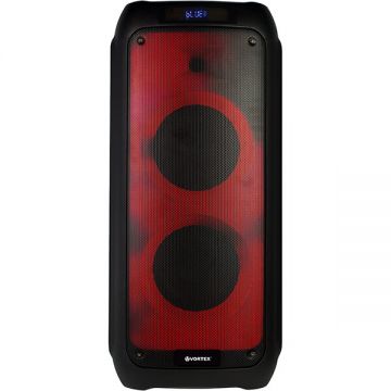 Boxa portabila Vortex VO2607, 50W RMS, Bluetooth, Radio FM, negru