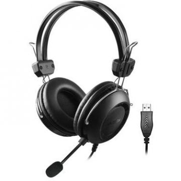 Casti A4Tech HU-35 Stereo USB Black