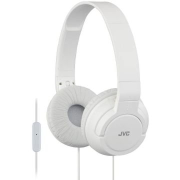 Casti audio cu banda HA-SR185-W, tip DJ, Ultrausoare, Control Telefon, Alb Casti audio cu banda HA-SR185-W, tip DJ, Ultrausoare, Control Telefon, Alb