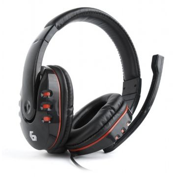 Casti Gaming Gembird GHS-402 Glossy Black