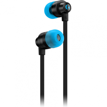 Casti gaming in-ear Logitech G333, Negru